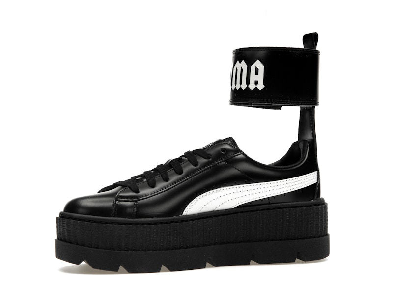 Puma Ankle Strap Rihanna Fenty Black White (Women's)