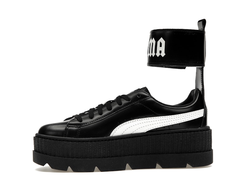 Puma Ankle Strap Rihanna Fenty Black White (Women's)