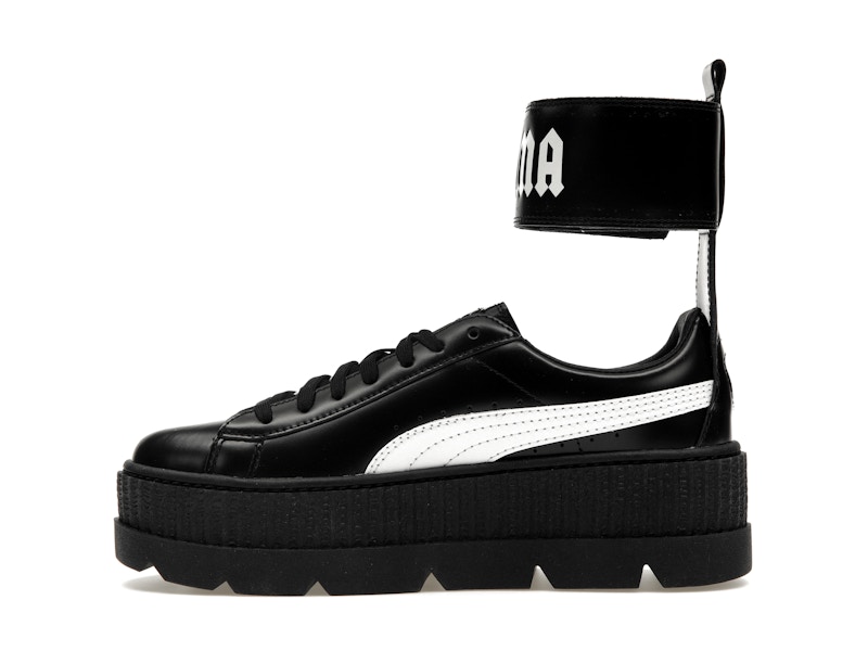 Puma Ankle Strap Rihanna Fenty Black White (Women's)
