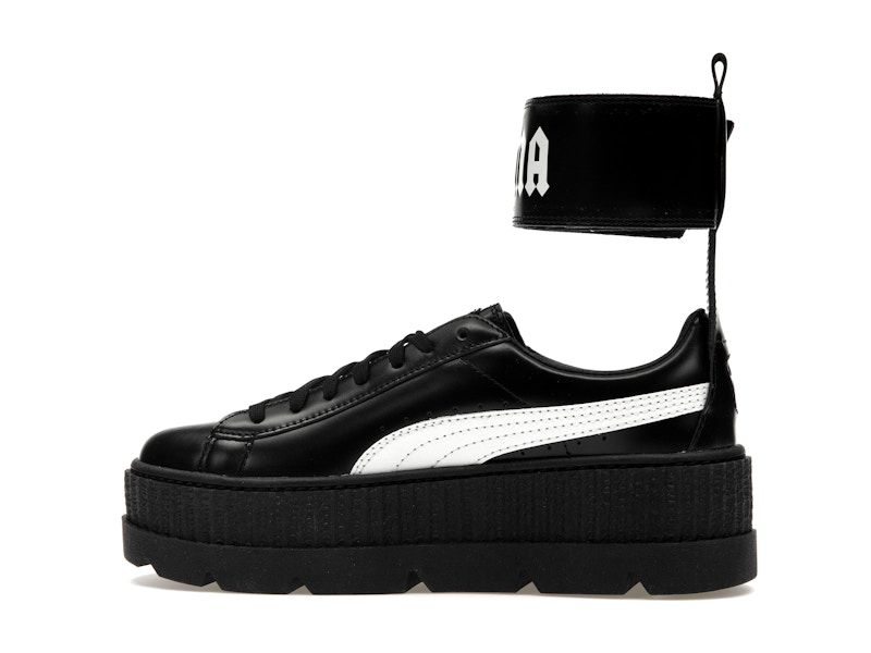 Puma Ankle Strap Rihanna Fenty Black White (Women's)