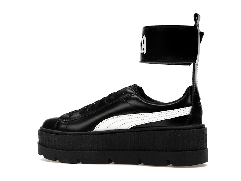 Puma Ankle Strap Rihanna Fenty Black White (Women's)