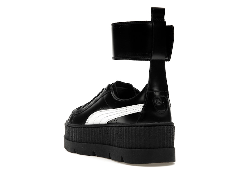 Puma Ankle Strap Rihanna Fenty Black White (Women's)