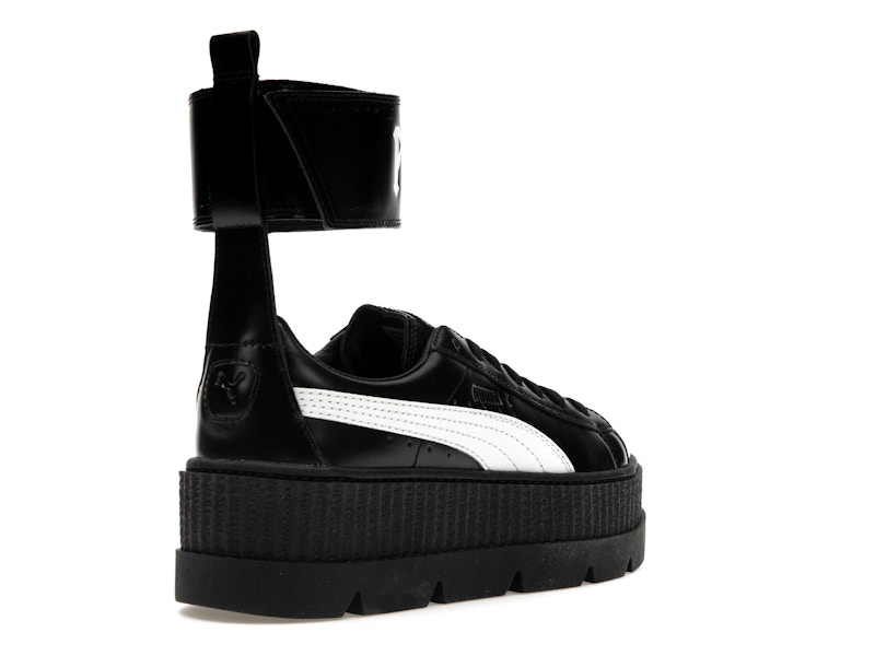 Puma Ankle Strap Rihanna Fenty Black White (Women's)