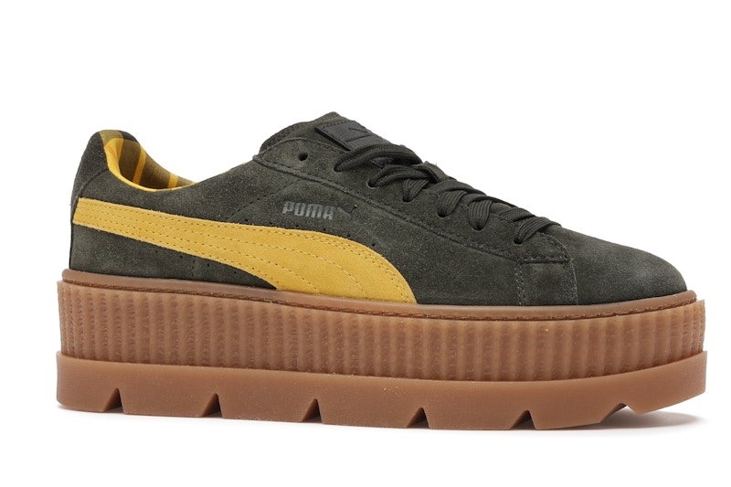 Puma Cleated Creeper Rihanna Fenty Suede Green (Women's)