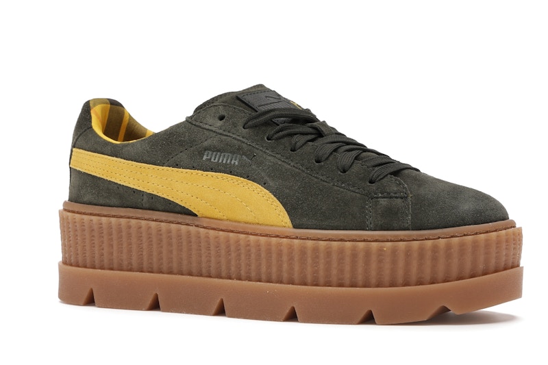 Puma Cleated Creeper Rihanna Fenty Suede Green (Women's)