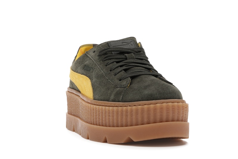 Puma Cleated Creeper Rihanna Fenty Suede Green (Women's)