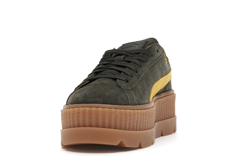 Puma Cleated Creeper Rihanna Fenty Suede Green (Women's)