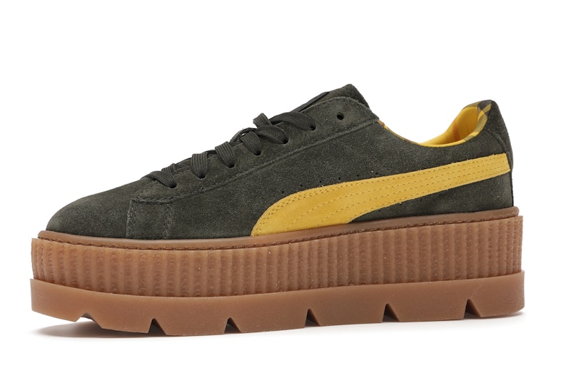 Puma Cleated Creeper Rihanna Fenty Suede Green (Women's)