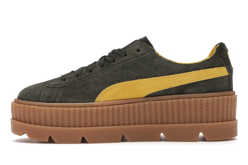 Puma Cleated Creeper Rihanna Fenty Suede Green (Women's)