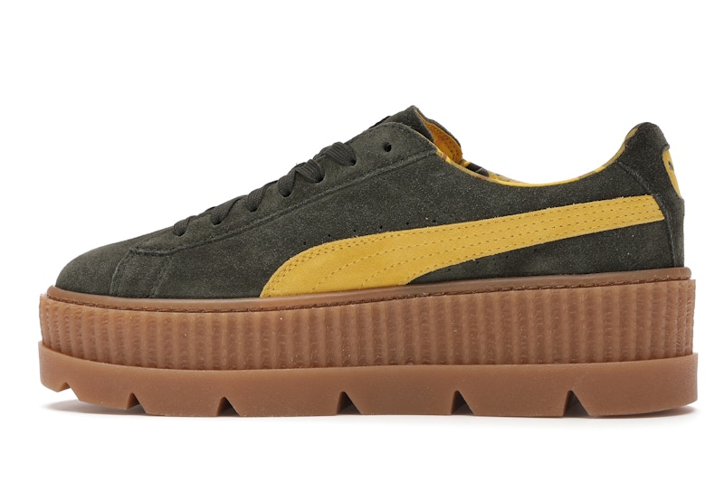 Puma Cleated Creeper Rihanna Fenty Suede Green (Women's)