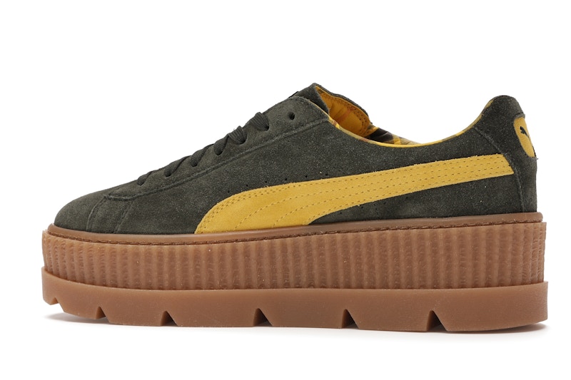 Puma Cleated Creeper Rihanna Fenty Suede Green (Women's)