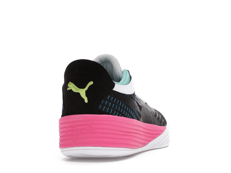 Puma Clyde All-Pro Black Luminous Pink