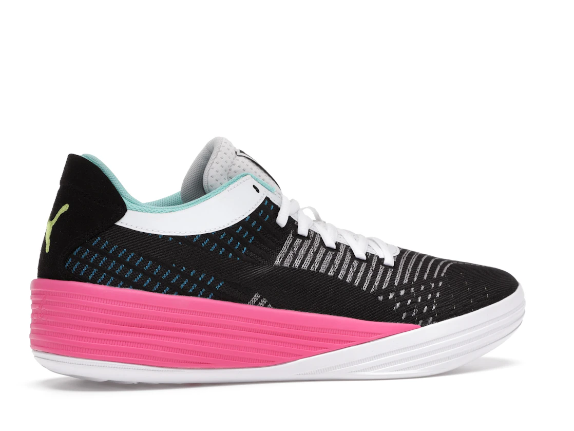 Puma Clyde All-Pro Black Luminous Pink