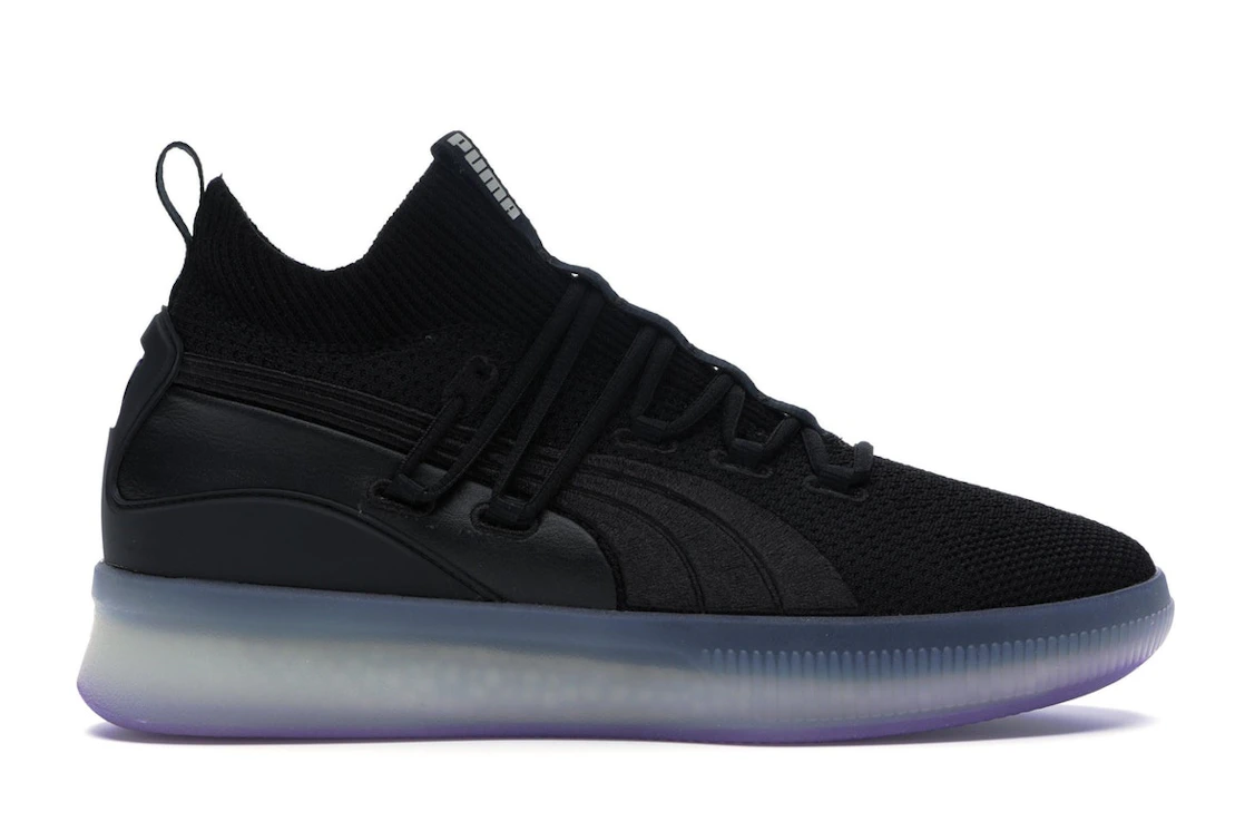 Puma Clyde Court Disrupt Black Electric Purple