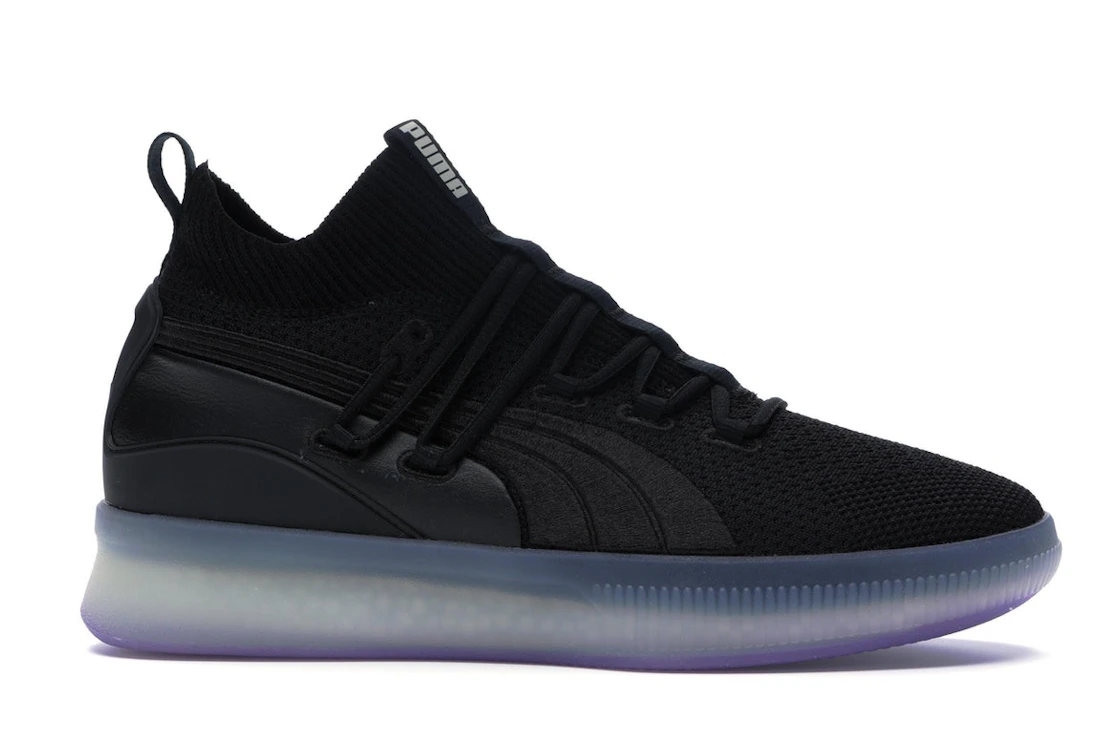 Puma Clyde Court Disrupt Black Electric Purple