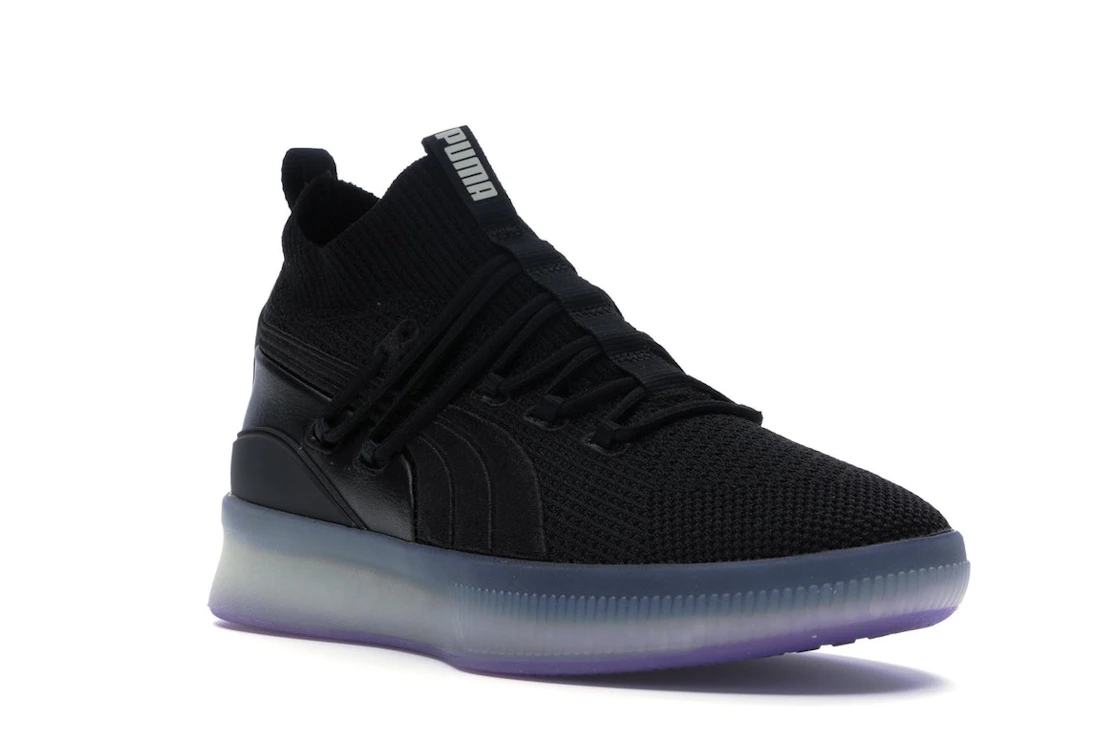 Puma Clyde Court Disrupt Black Electric Purple