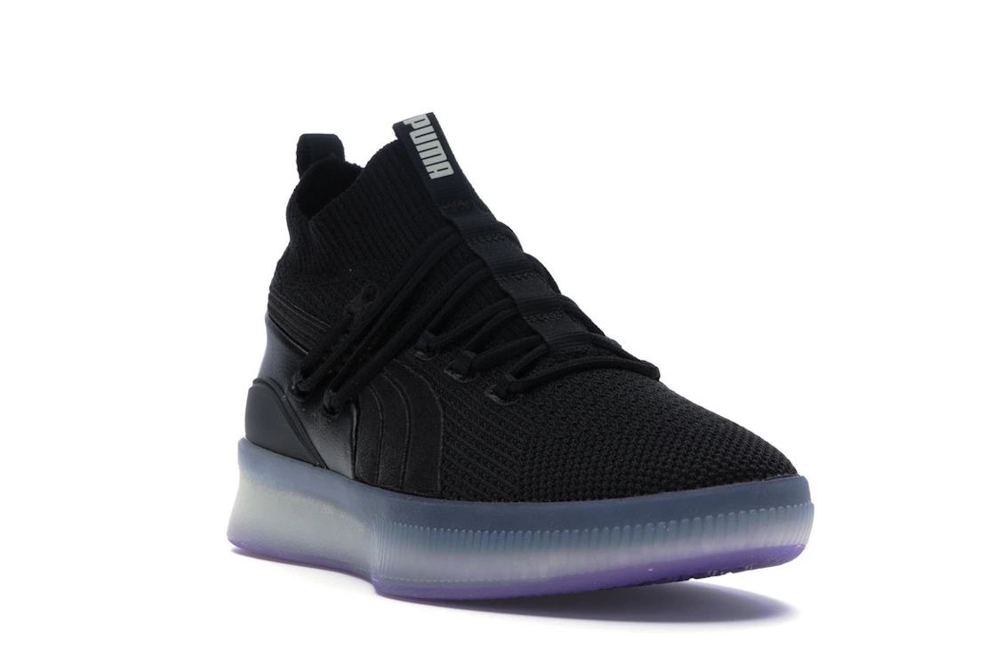 Puma Clyde Court Disrupt Black Electric Purple