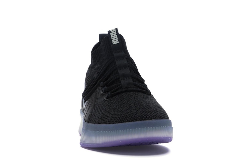 Puma Clyde Court Disrupt Black Electric Purple