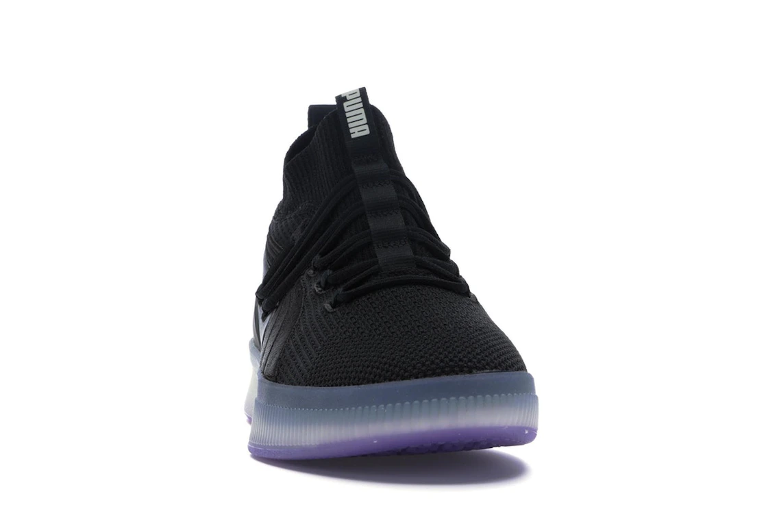 Puma Clyde Court Disrupt Black Electric Purple