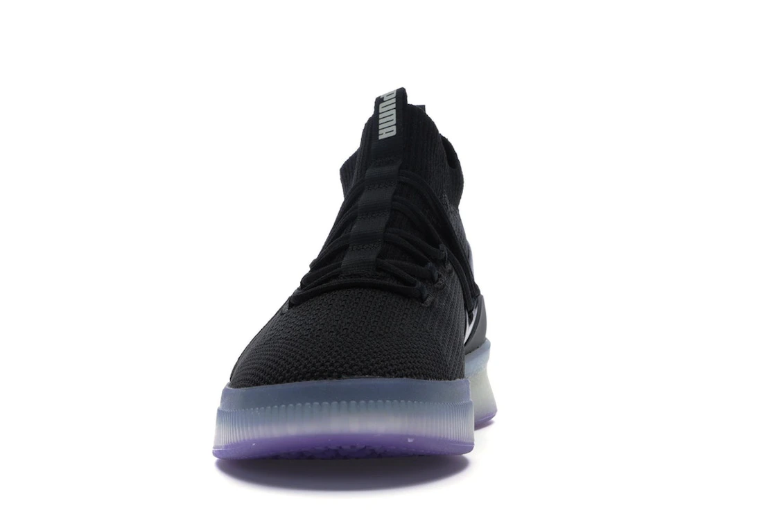 Puma Clyde Court Disrupt Black Electric Purple