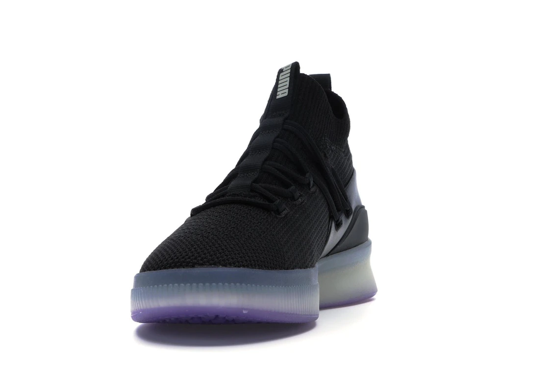 Puma Clyde Court Disrupt Black Electric Purple