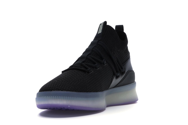 Puma Clyde Court Disrupt Black Electric Purple