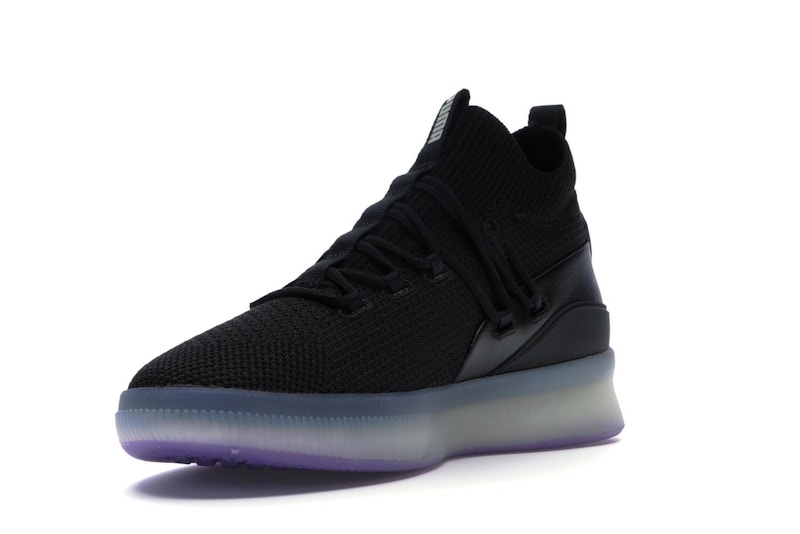 Puma Clyde Court Disrupt Black Electric Purple