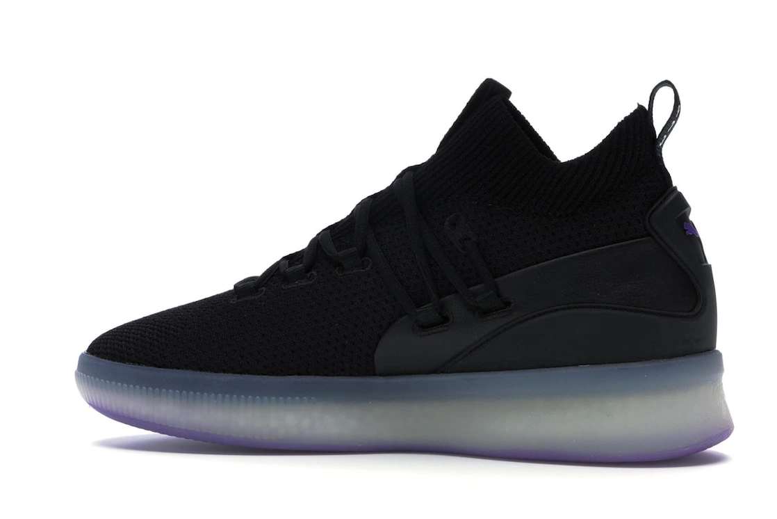 Puma Clyde Court Disrupt Black Electric Purple