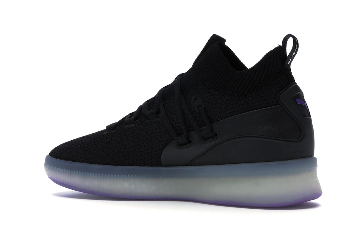 Puma Clyde Court Disrupt Black Electric Purple