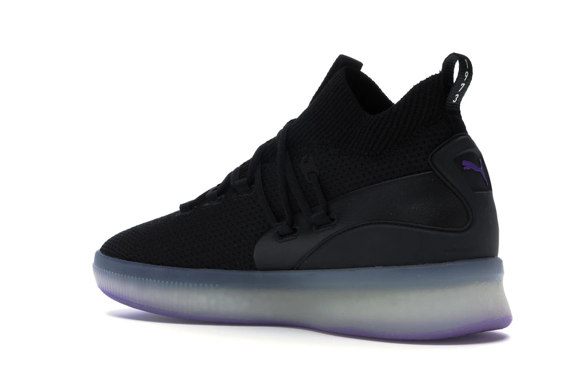 Puma Clyde Court Disrupt Black Electric Purple