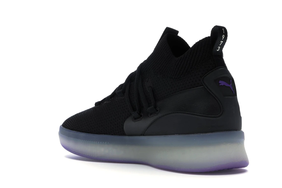Puma Clyde Court Disrupt Black Electric Purple