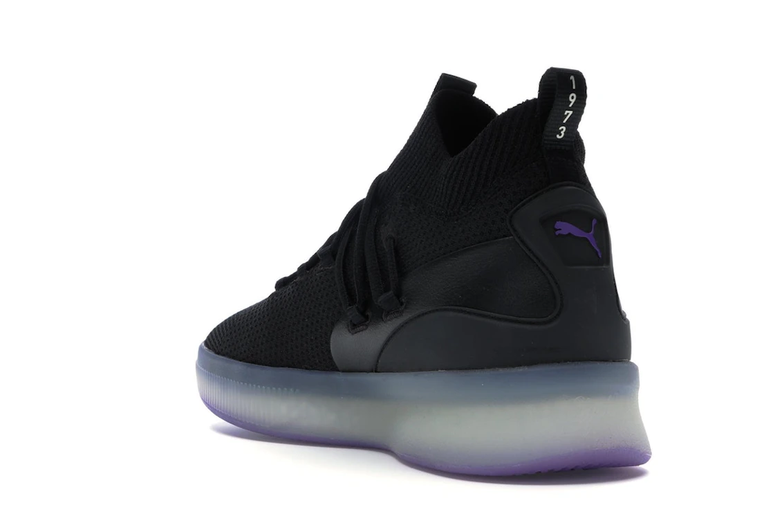 Puma Clyde Court Disrupt Black Electric Purple
