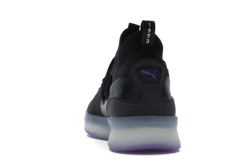 Puma Clyde Court Disrupt Black Electric Purple