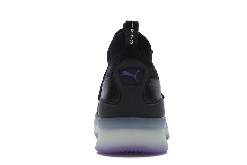 Puma Clyde Court Disrupt Black Electric Purple
