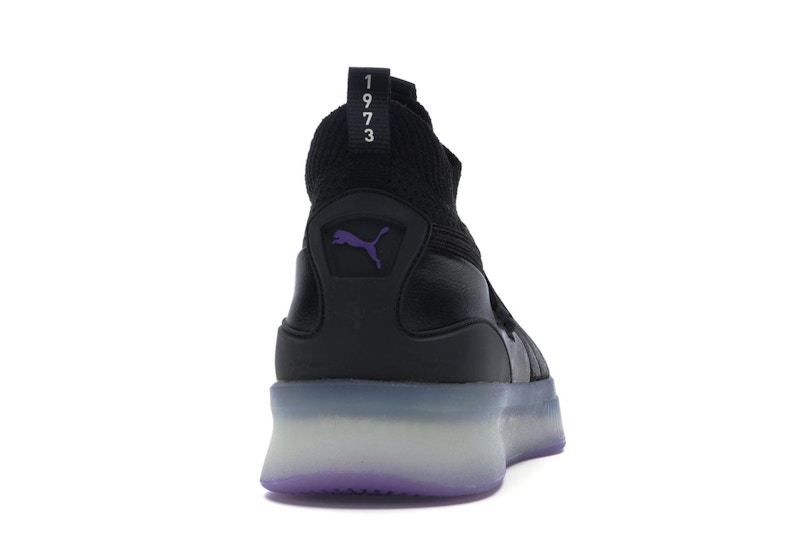 Puma Clyde Court Disrupt Black Electric Purple