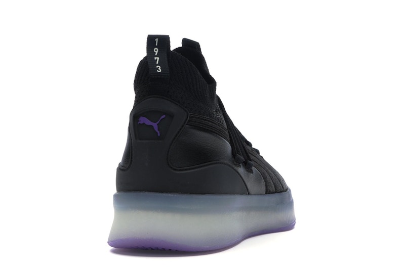 Puma Clyde Court Disrupt Black Electric Purple