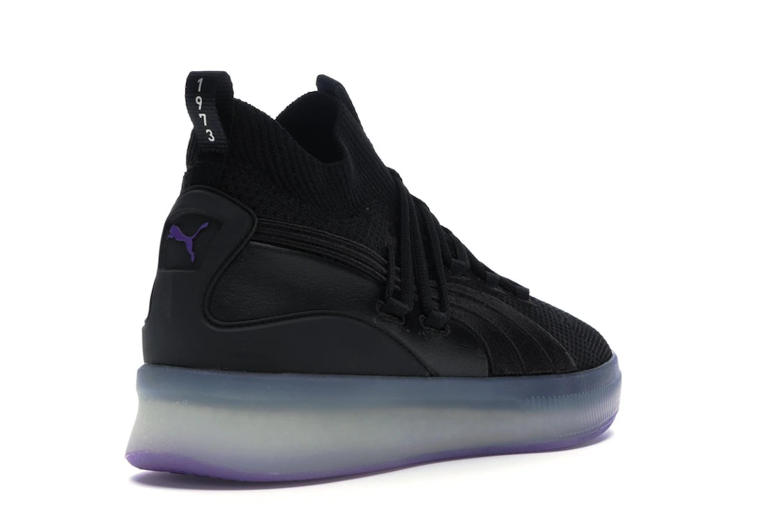 Puma Clyde Court Disrupt Black Electric Purple
