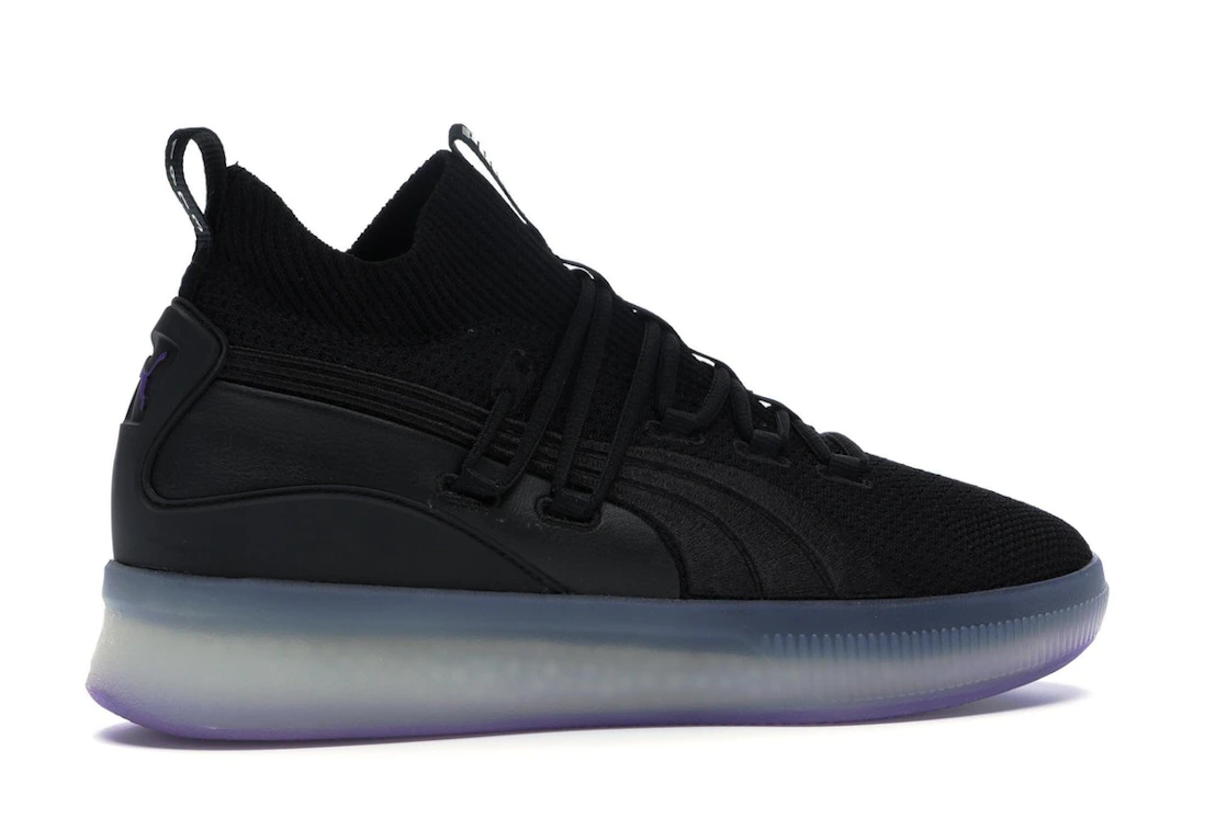 Puma Clyde Court Disrupt Black Electric Purple
