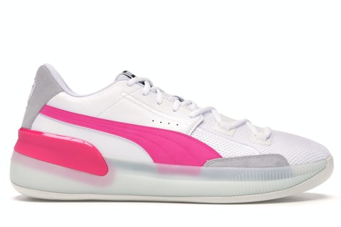Puma Clyde Hardwood White Pink Men's 193663-03 US