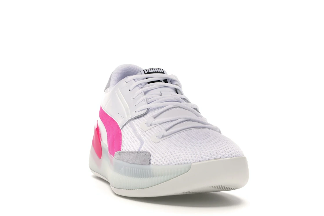 Puma Clyde Hardwood White Pink
