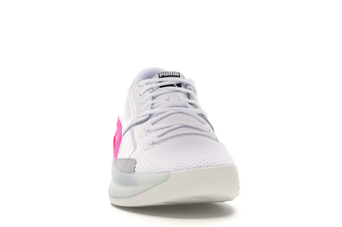 Puma Clyde Hardwood White Pink