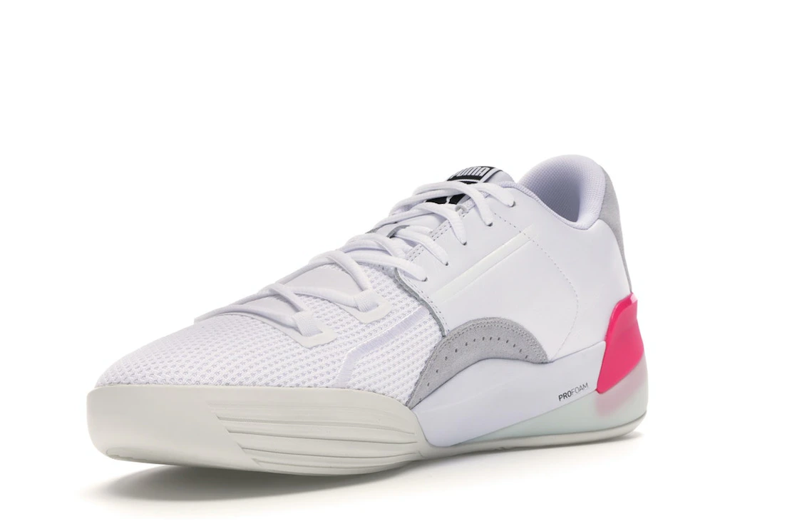 Puma Clyde Hardwood White Pink