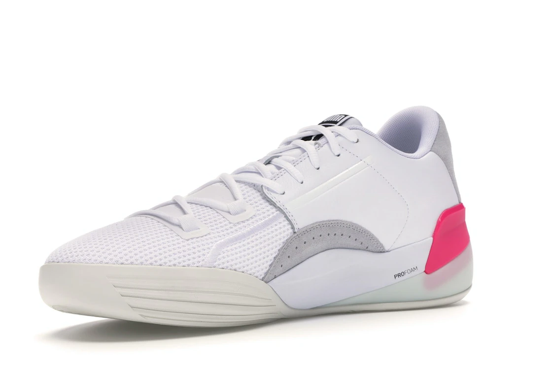 Puma Clyde Hardwood White Pink