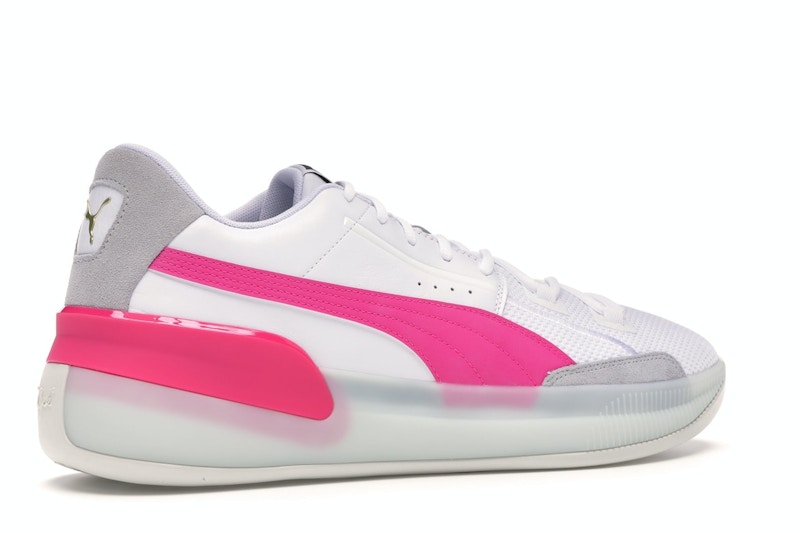 Pink white and black pumas Clearance