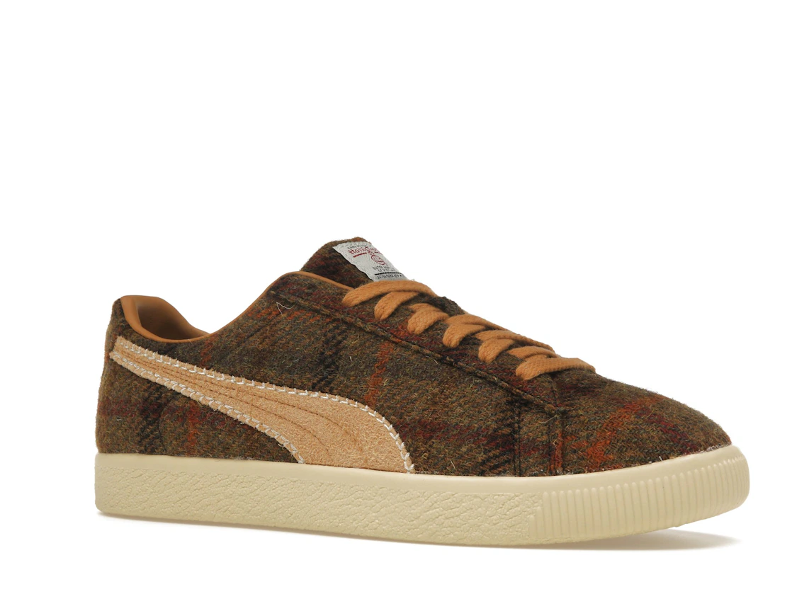 Puma Clyde Harris Tweed Chamomile Caramel Latte