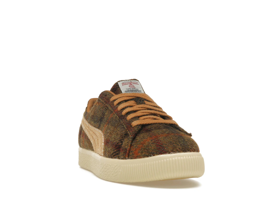 Puma Clyde Harris Tweed Chamomile Caramel Latte
