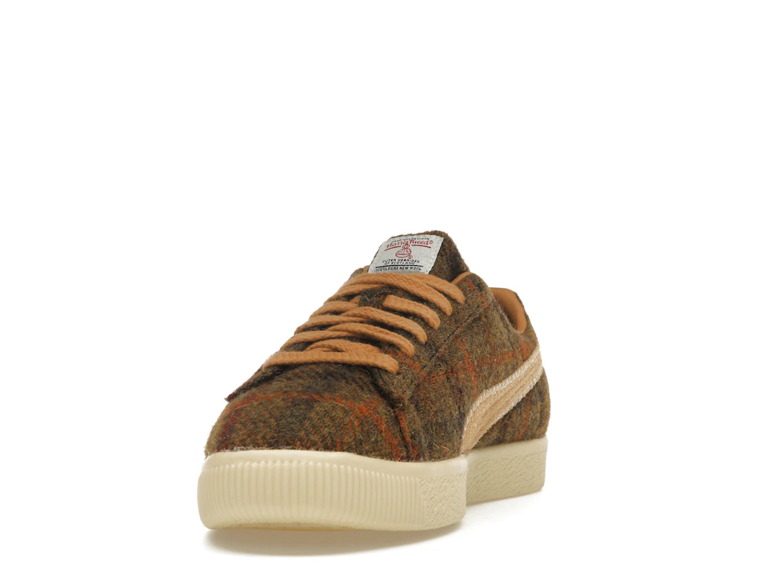 Puma Clyde Harris Tweed Chamomile Caramel Latte