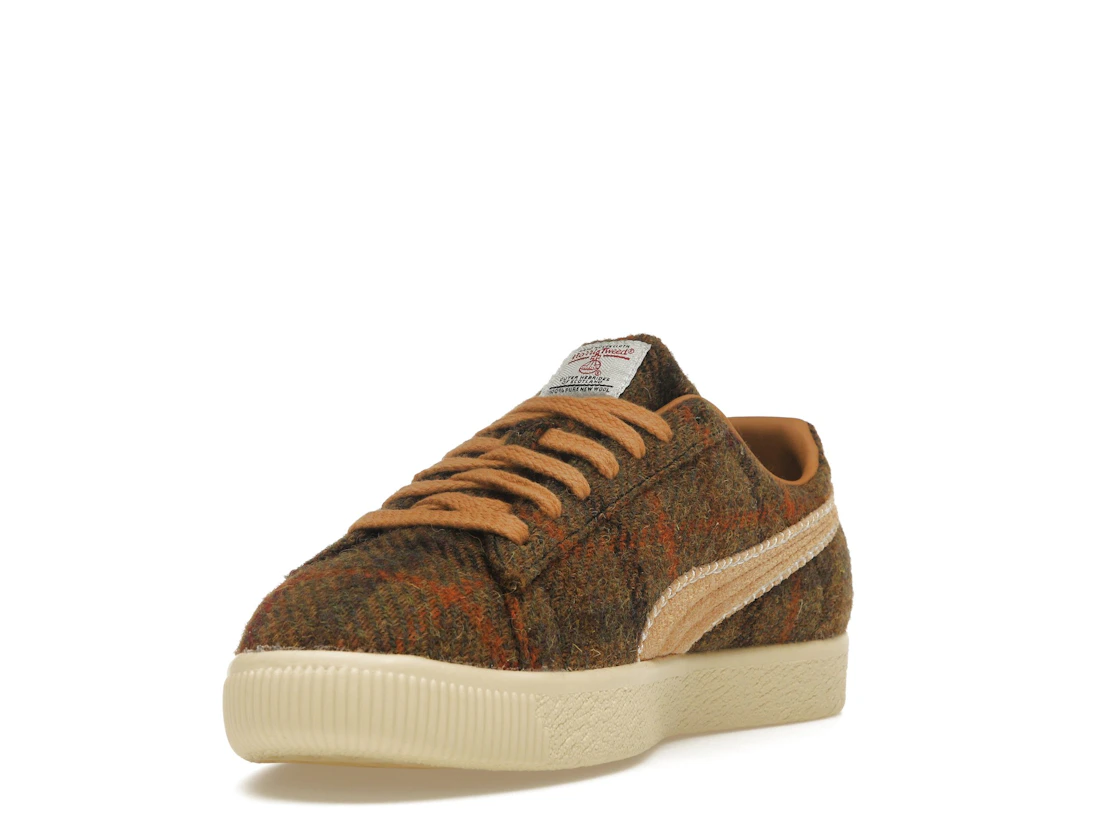 Puma Clyde Harris Tweed Chamomile Caramel Latte