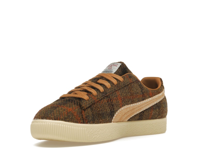 Puma Clyde Harris Tweed Chamomile Caramel Latte
