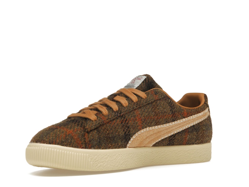 Puma Clyde Harris Tweed Chamomile Caramel Latte